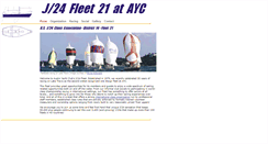 Desktop Screenshot of j24fleet21.com